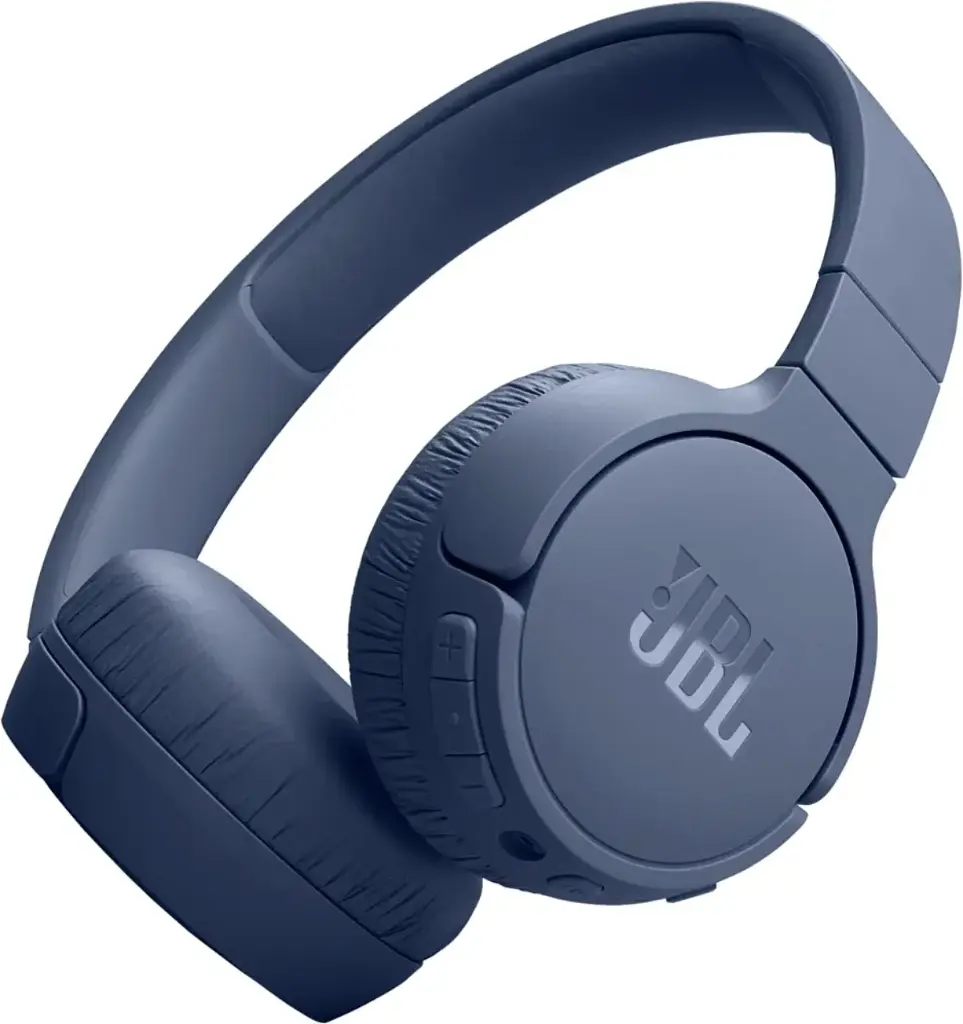 JBL TUNE 670NC - Écouteurs avec micro - circum-aural - Bluetooth - sans fil, filaire - Suppresseur de bruit actif - jack 3,5mm - bleu