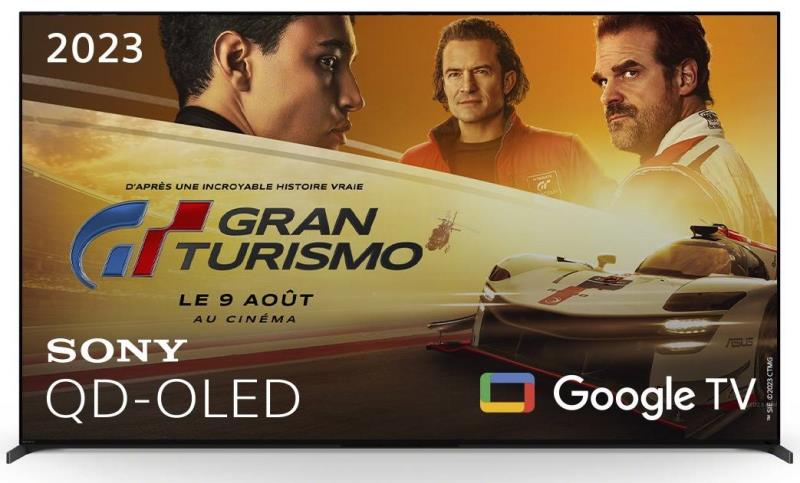 TV 77" QD-OLED
Ecran OLED, 3840x2160, 100Hz, Smart TV, TV Connectée, Anti-reflets "X-Anti Reflection", Cognitive Processor XR
X4 HDMI X2 USB, Audio Dolby Atmos