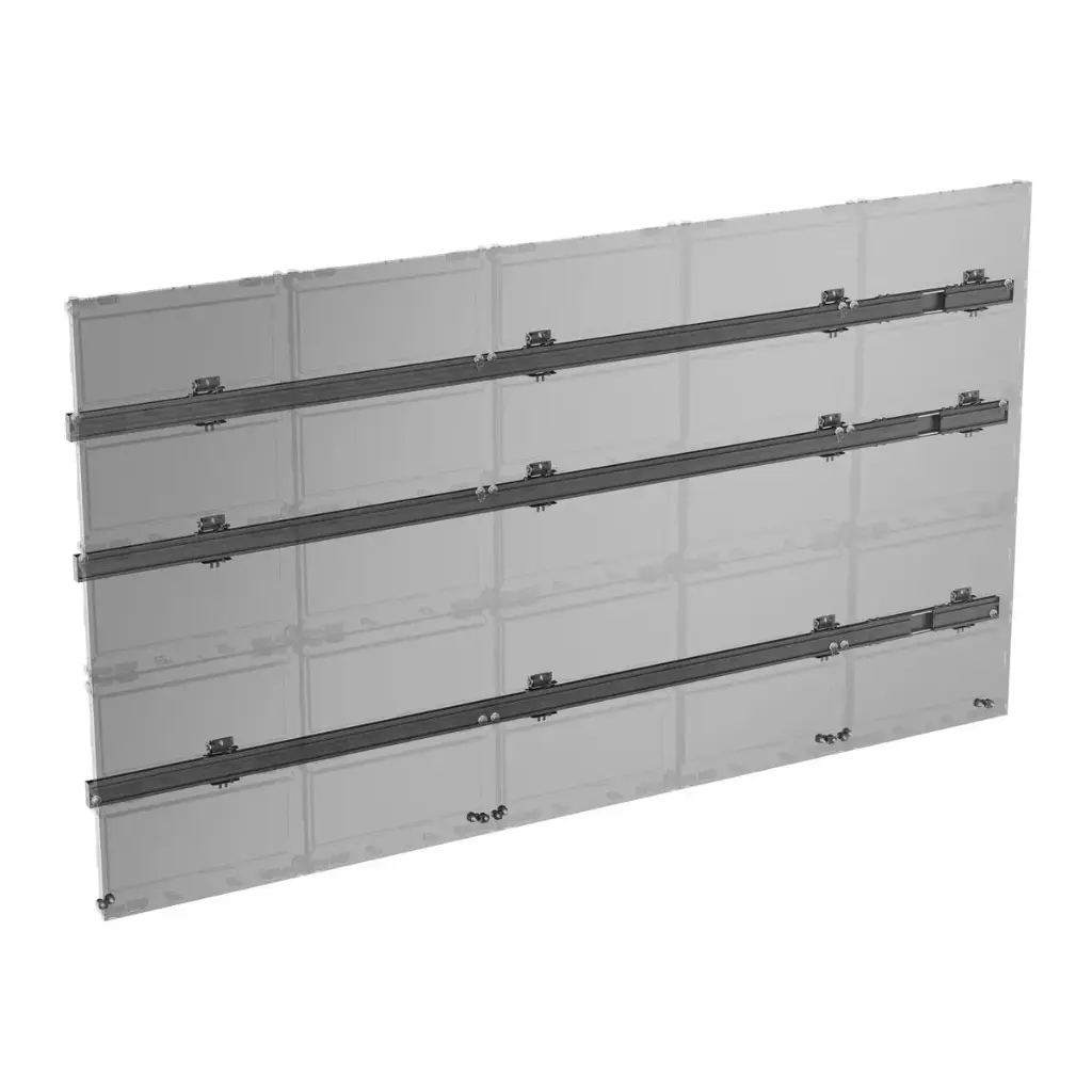 Vogel's INT8002 - Kit de montage (support mural) - Mince - pour mur vidéo dvLED 5x5 - noir - solution de montage au sol et au plafond
