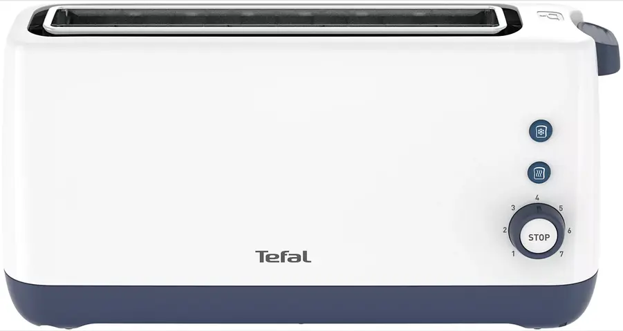 TEFAL Grille-pain 1 fente Blanc - Minim Toaster - TL302110