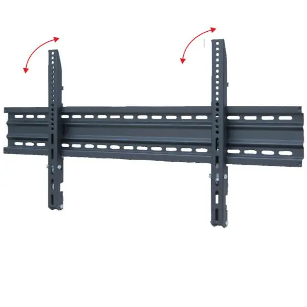 Support mural a plat inclinable SLIM TILT 600 0-12° écran max 50Kg OMB