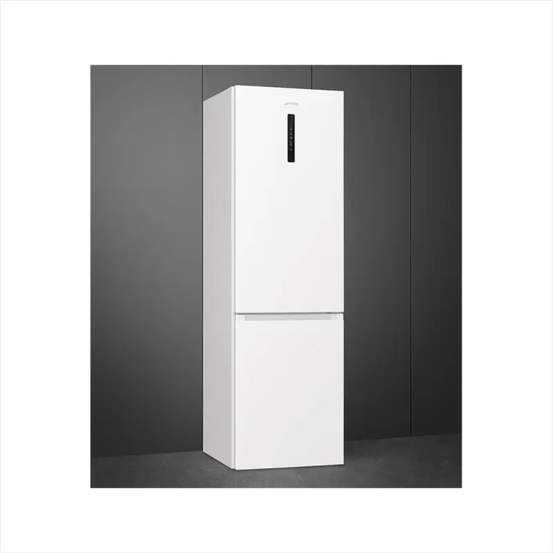 SMEG Combiné, 200 cm, Blanc, Froid ventilé total *
