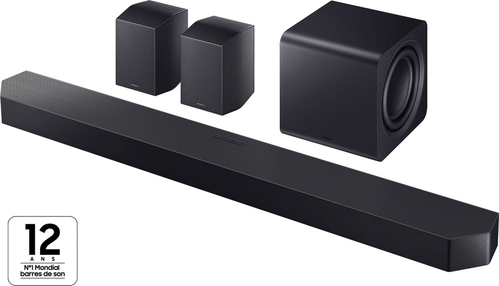 Barre de son atmos avec caisson Noir HW-Q990H/ZF Samsung