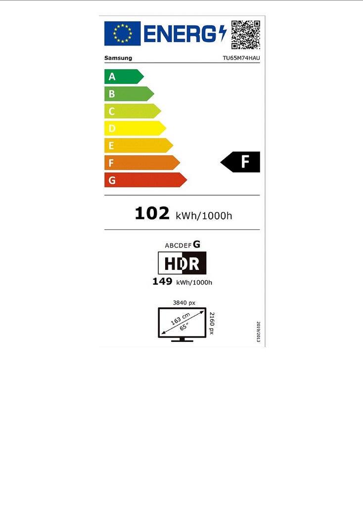 SAMSUNG TV Mini-LED 4K TU65M74HAUXXC