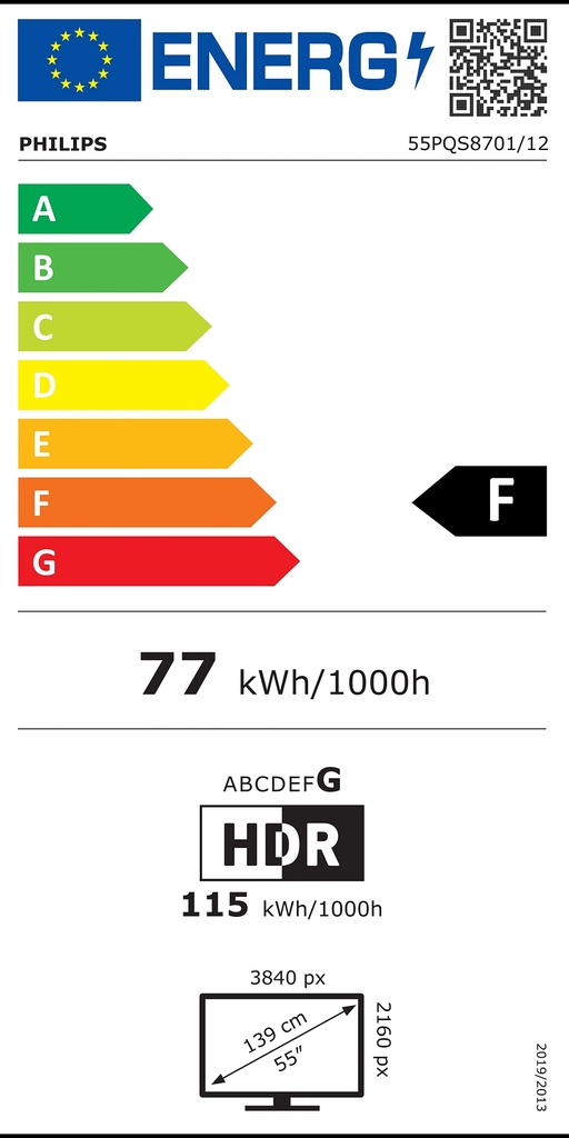 TV 55/59' QLED/QNED/MINI LED 4K