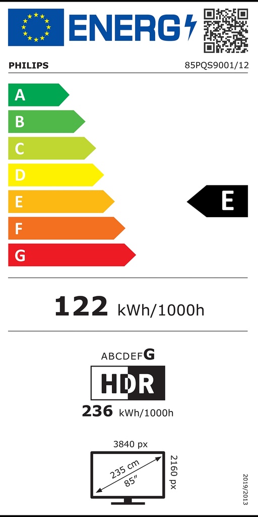 TV 80/89' QLED/QNED/MINI LED 4K