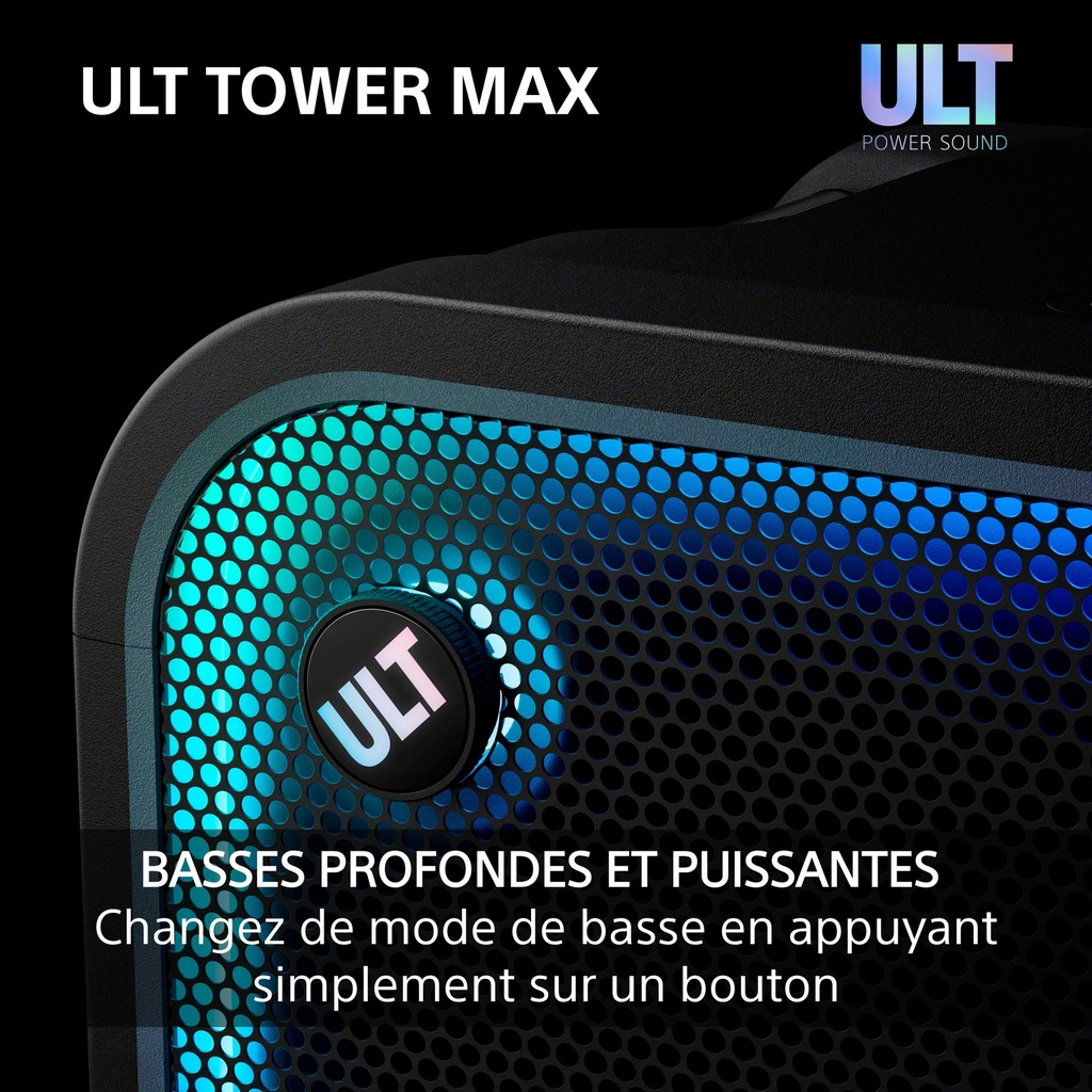 Enceinte de Party bluetooth  Ult Tower Max SONY