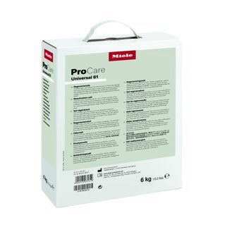 Miele Professional Universal 61-6kg - Produit de lavage vaisselle ProCare Shine Conditionnement 6 kg - Livré à l'unité