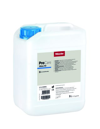 Miele Professional Shine 40-5l - Produit de lavage vaisselle ProCare Shine Conditionnement 5 l - Livré à l'unité