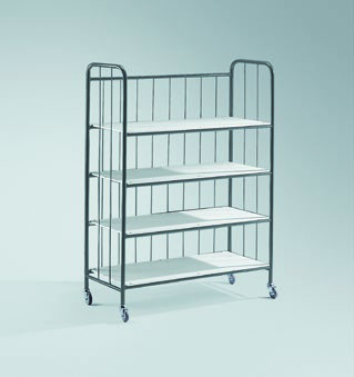 Miele Professional APCL 075 - Chariot à rayonnage, 4 étagères