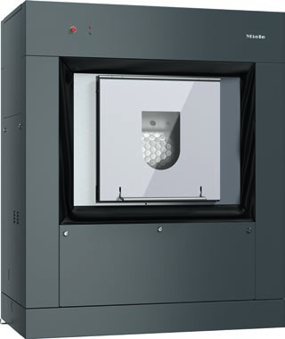 Miele Professional PW 6323 - Lave-linge professionnel Electrique, IG (carrosserie gris acier), boîte à