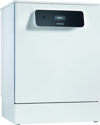 Miele Professional PFD 400 LW WB - Lave-vaisselle professionnel Carrosserie blanche avec paniers / pose libre