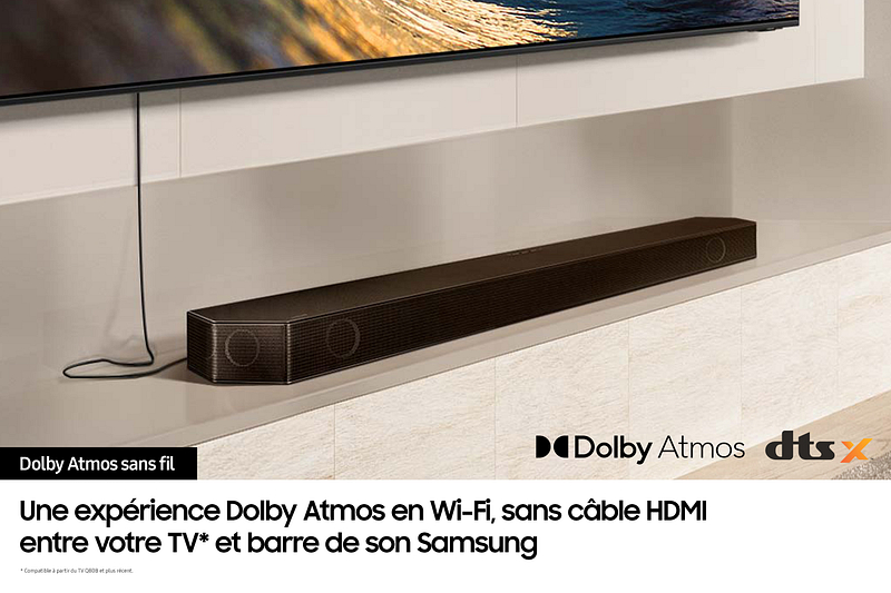 Barre de son atmos avec caisson