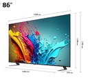 LG TELEVISEUR QNED 4K - 86" (217CM)