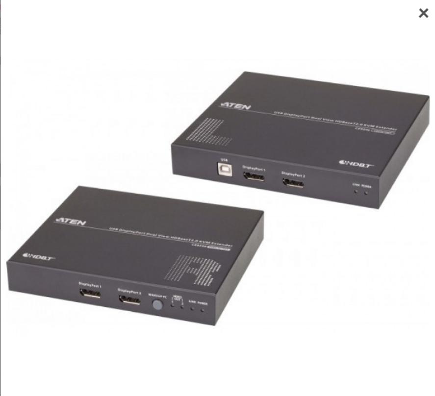 ATEN CE924 KIT DÉPORT Double Écran DisplayPort / USB HDBaseT 100M