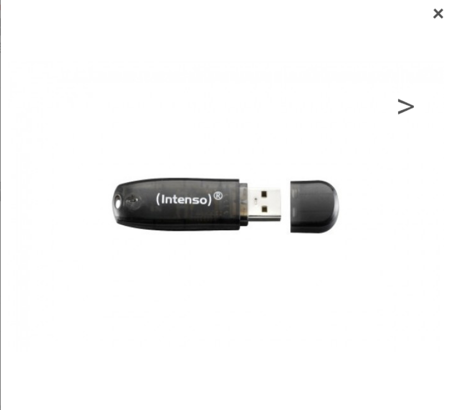 INTENSO Clé USB 2.0 Rainbow Line - 16 Go Noir