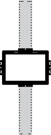 [KITMON100IWLCR5] Kit de montage pour 100-IWLCR5