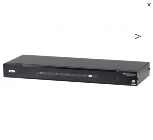 [VS0108HB-AT-G] ATEN VS0108HB splitter HDMI 2.0 18Gbps 8 ports